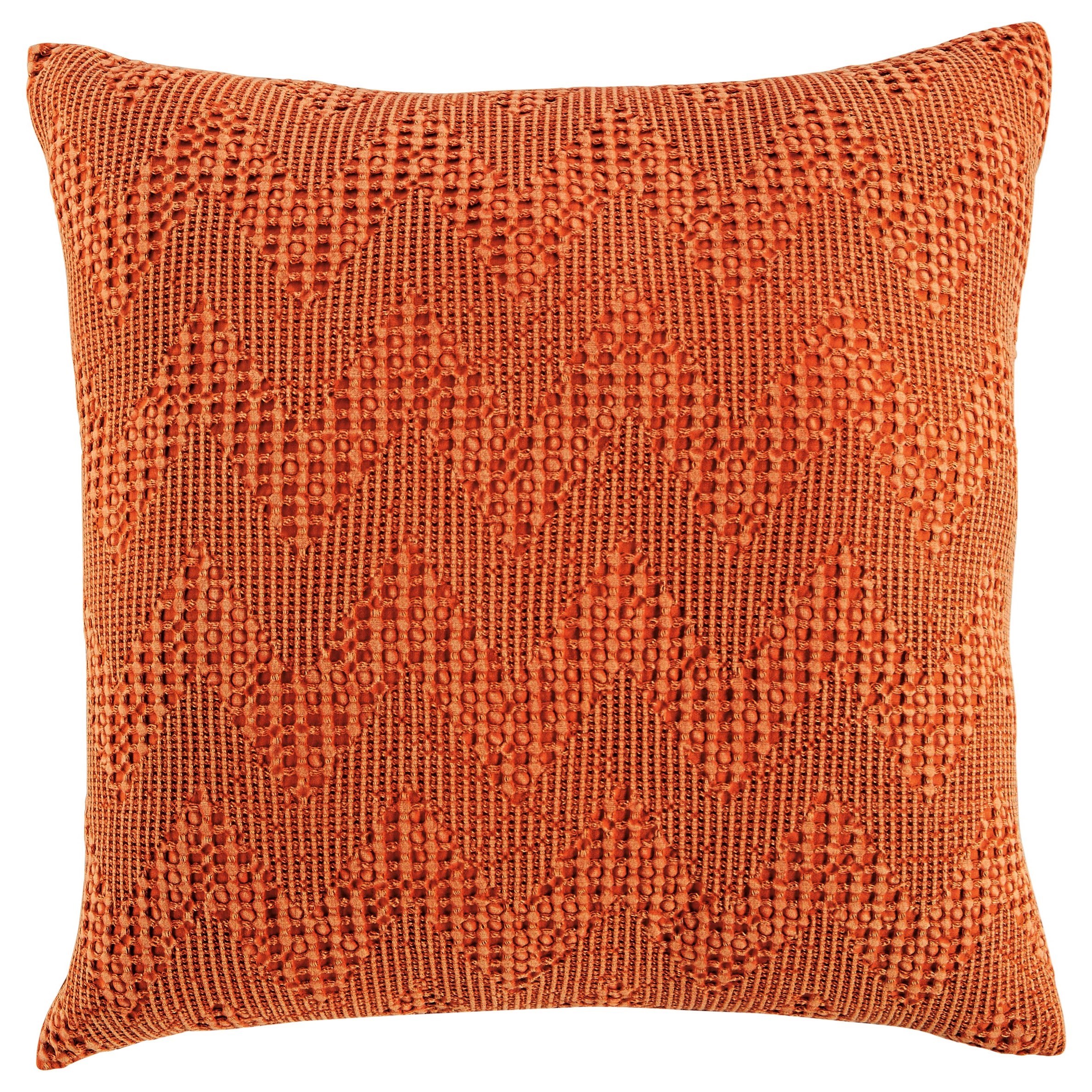 Signature Design By Ashley Pillows Dunford Rust Pillow Sparks