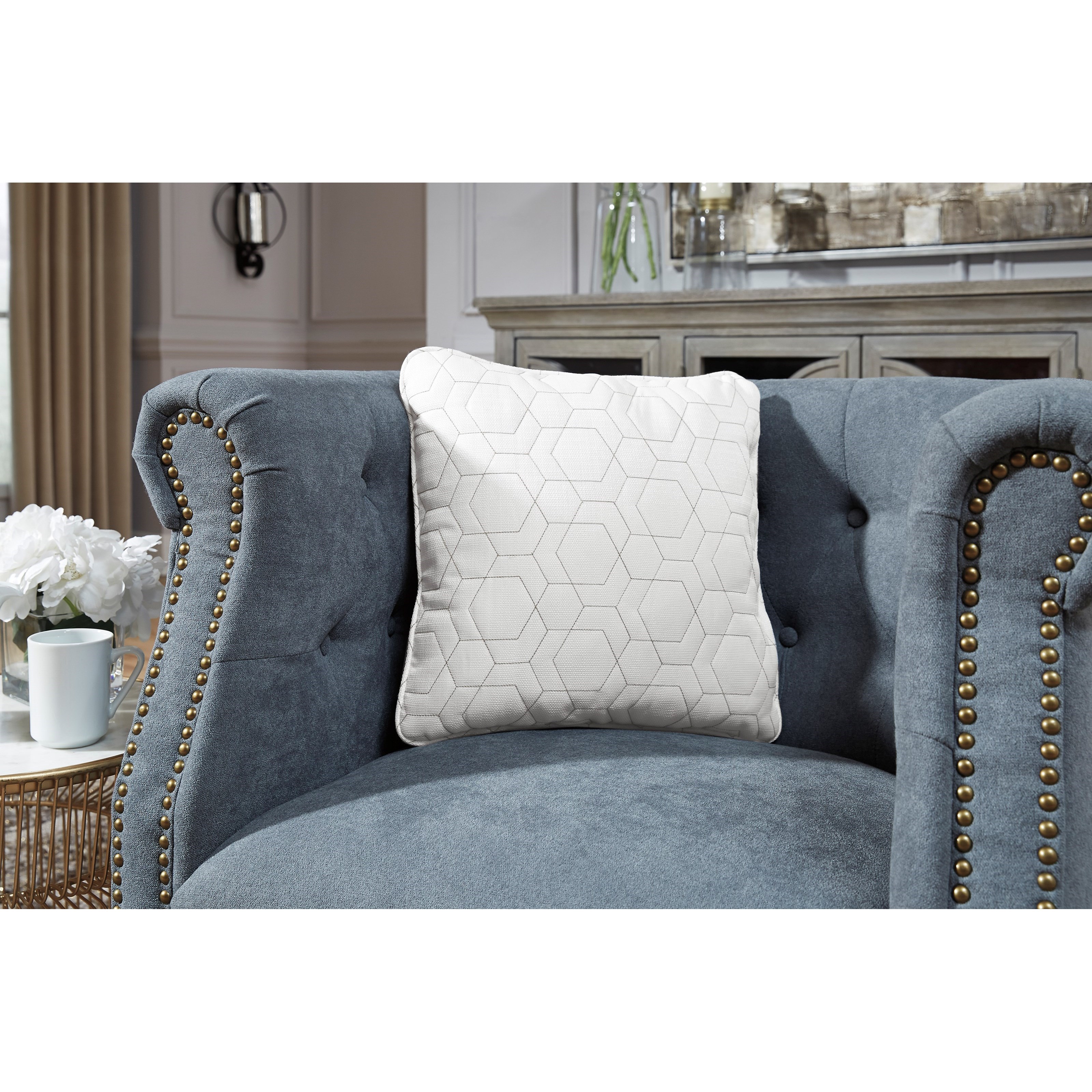 Signature Design By Ashley Pillows A1000947p Laranae Cream Pillow
