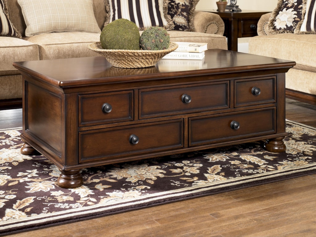 Signature Design By Ashley Porter T697 20 Storage Tail Table Signature Design By Ashley Porterstorage Tail Table