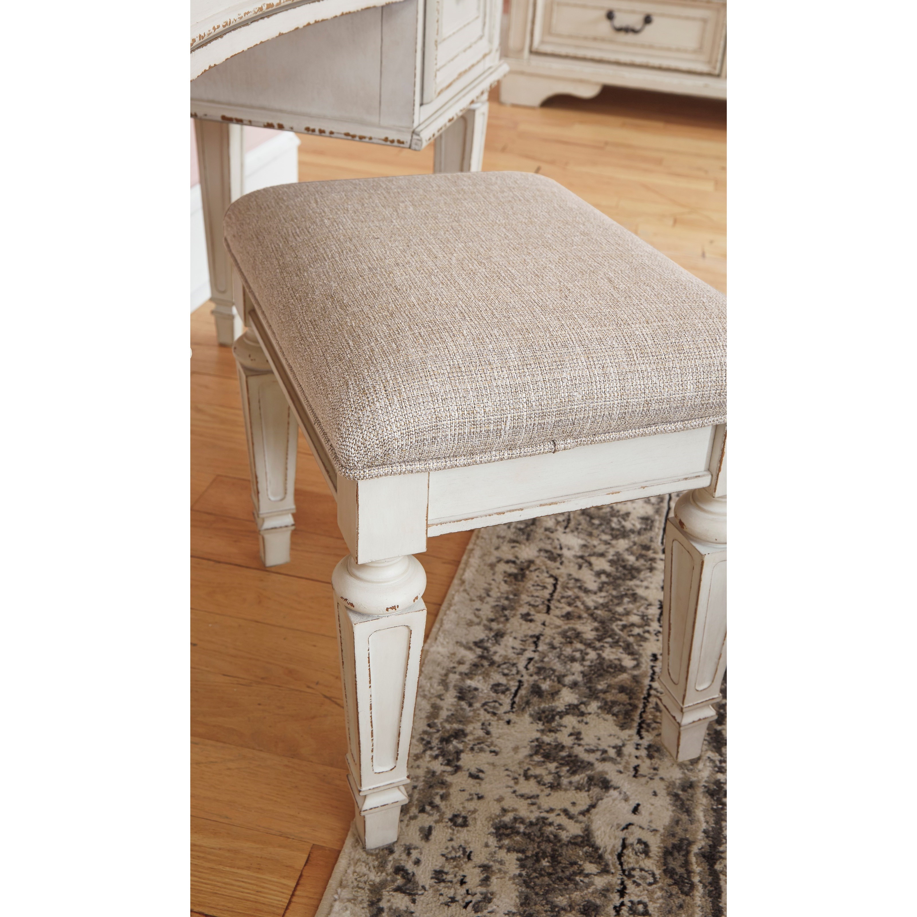 Signature Design By Ashley Realyn B743 22 Vanity Mirror Stool Set