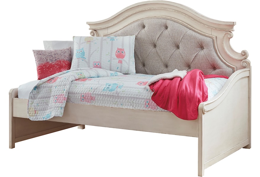 Signature Design By Ashley Realyn B743 80 Twin Upholstered Day Bed