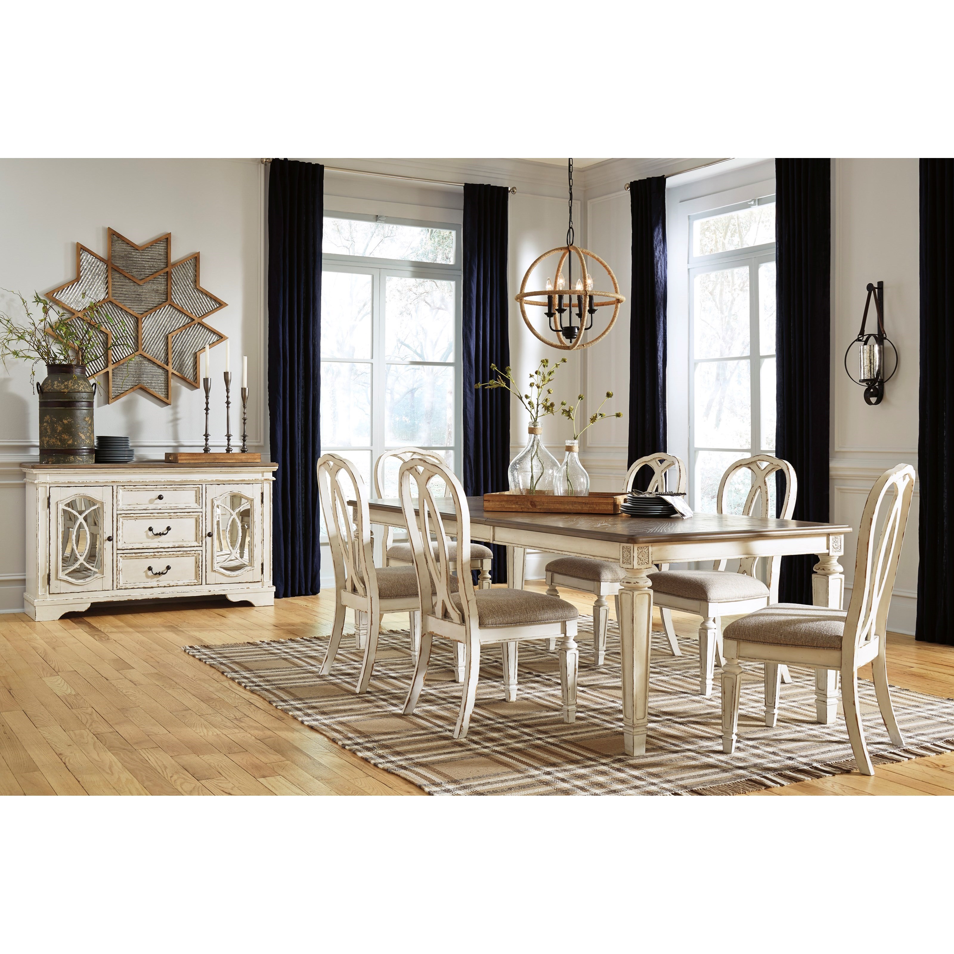 Signature Design By Ashley Realyn Formal Dining Room Group
