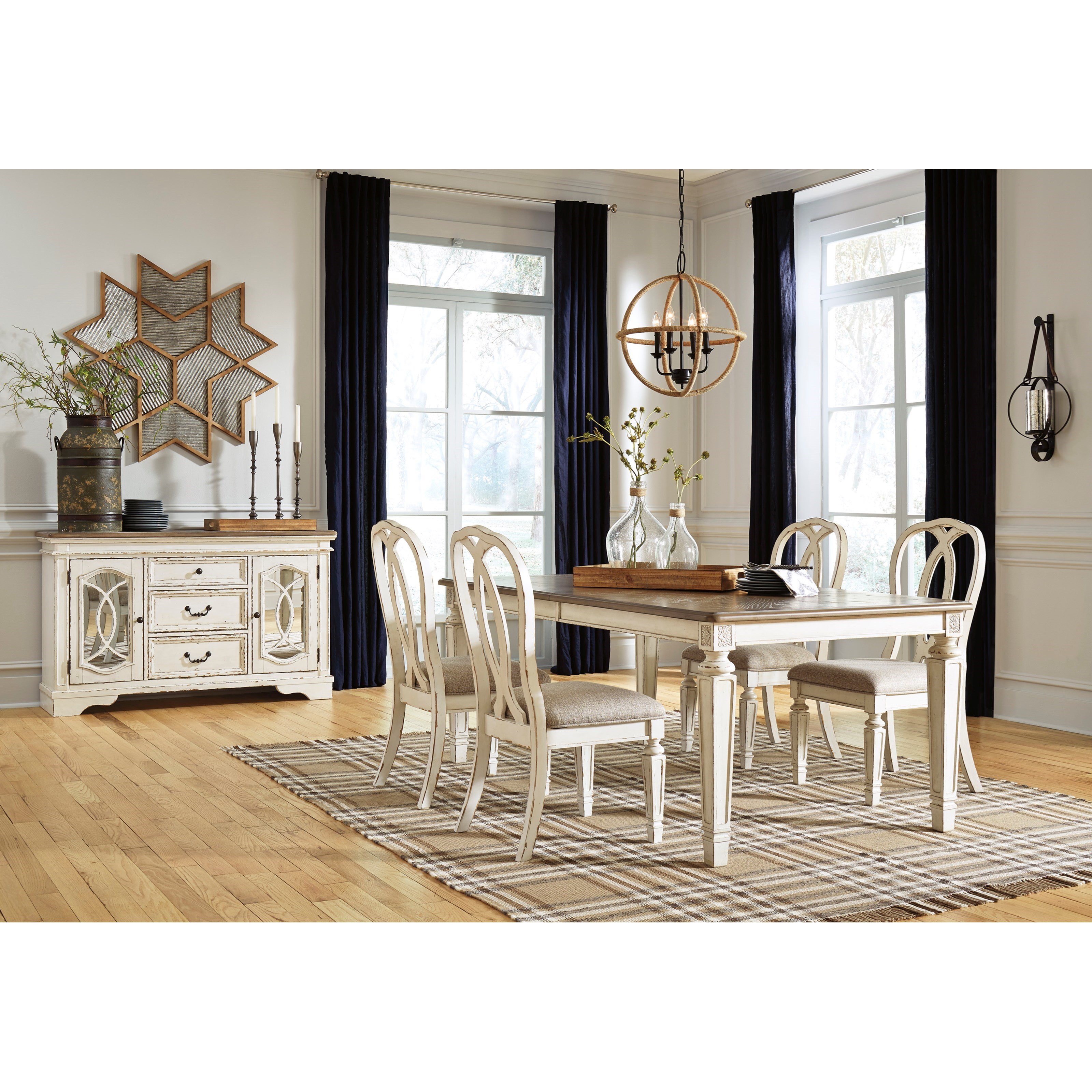 Signature Design By Ashley Realyn Casual Dining Room Group