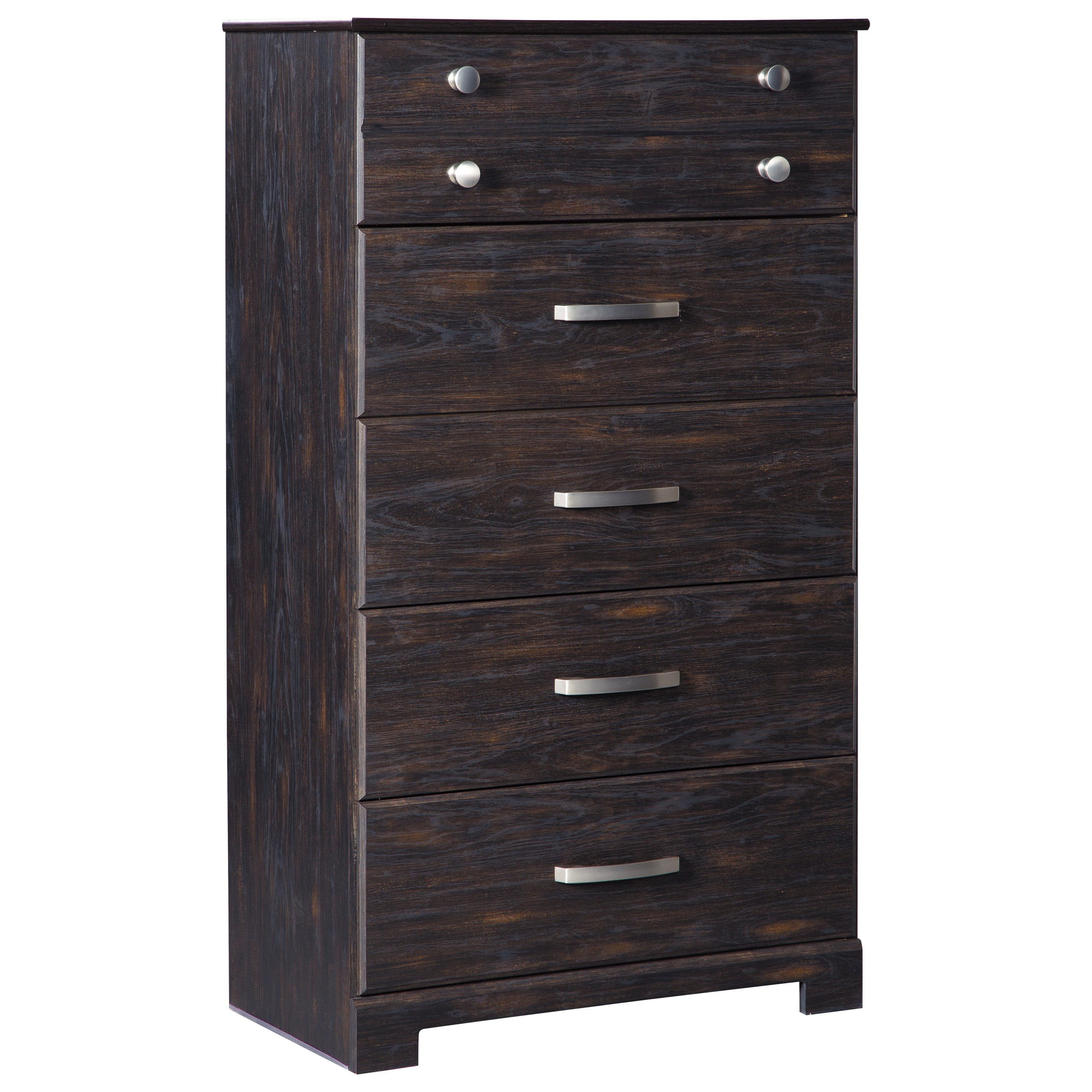 Signature Design By Ashley Reylow Contemporary 5 Drawer Chest