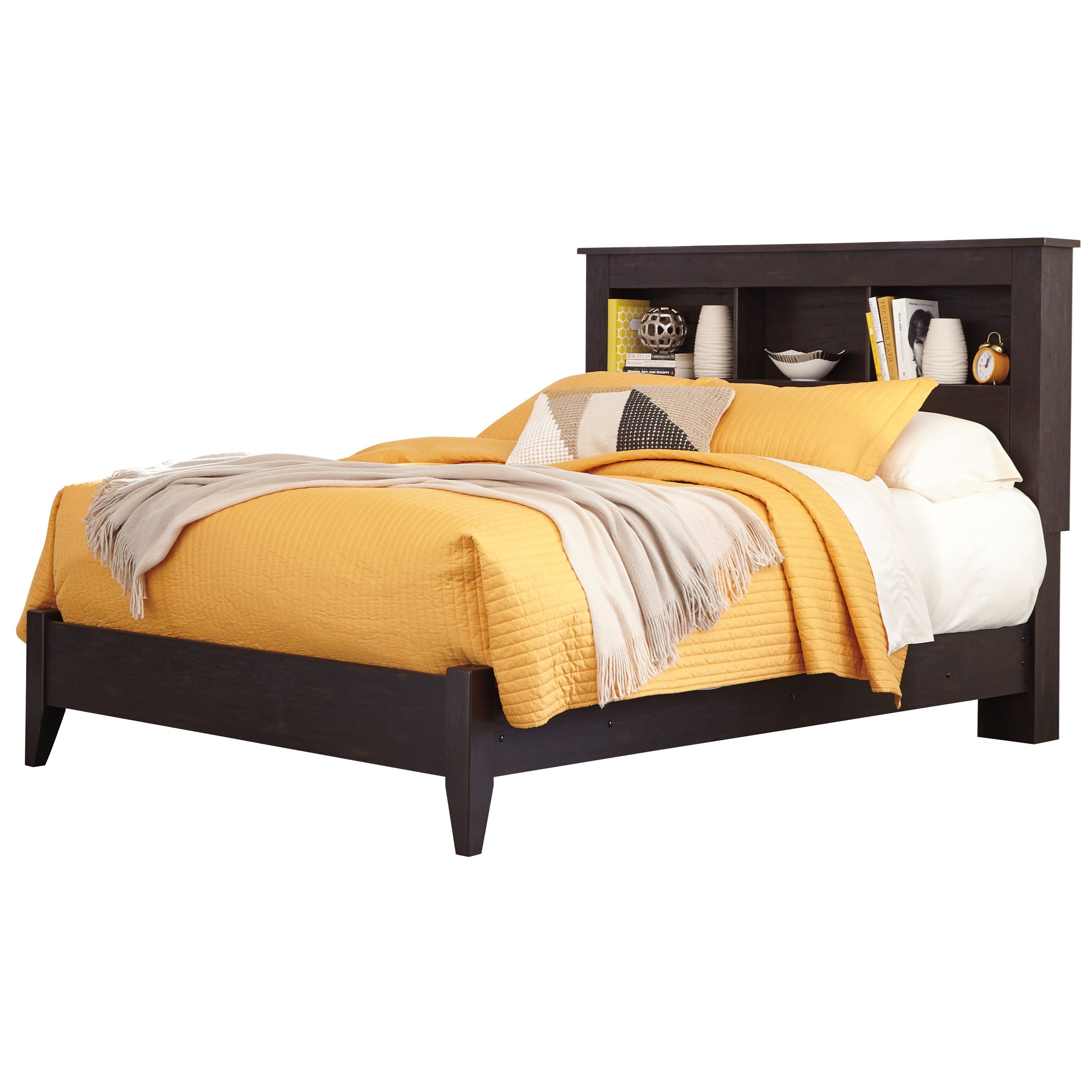 Signature Design By Ashley Reylow Contemporary Queen Bookcase Bed Conlin S Furniture Bookcase Beds