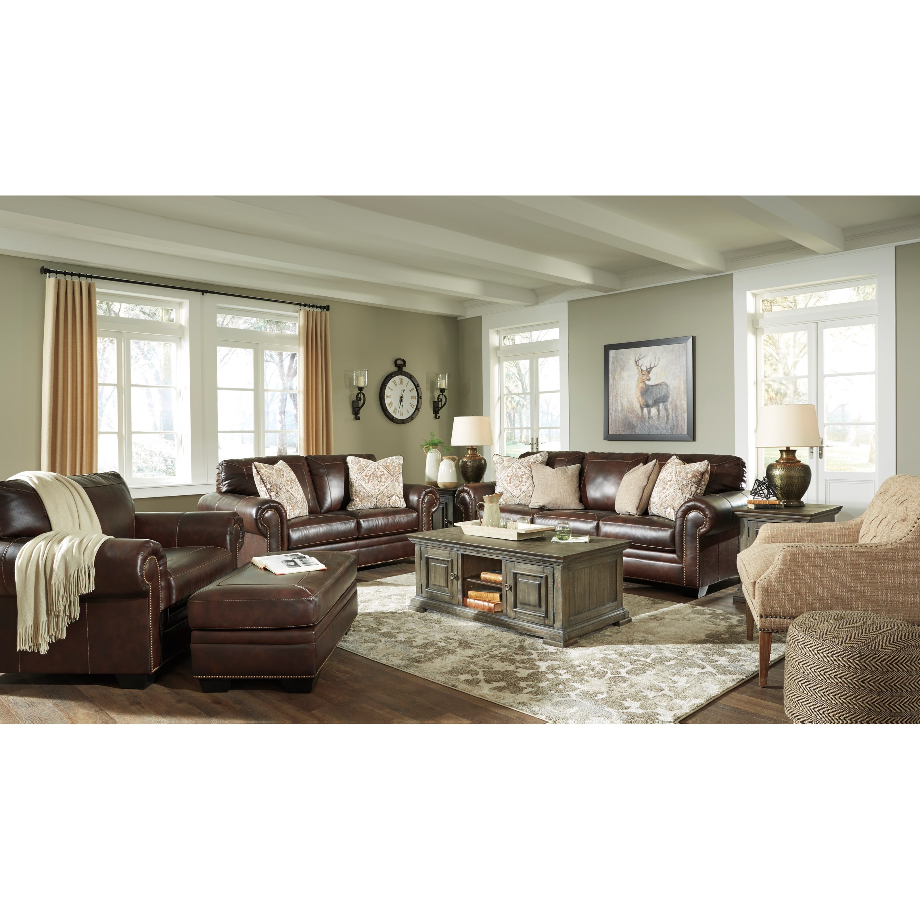 Signature Design By Ashley Roleson Stationary Living Room Group Royal Furniture Stationary Living Room Groups
