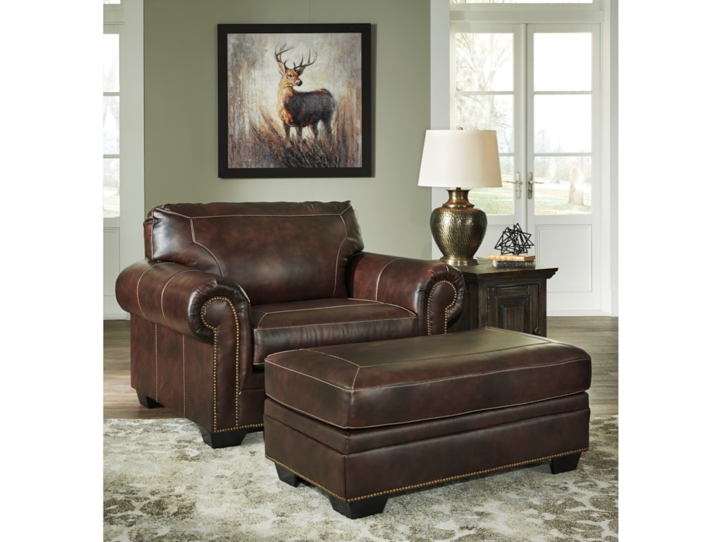 Signature Design By Ashley Roleson Chair And A Half And Ottoman With Nailhead Trim Royal Furniture Chair Ottoman Sets Signature Design By Ashley Roleson Chair And A Half And Ottoman With Nailhead Trim Royal Furniture Chair Ottoman Sets