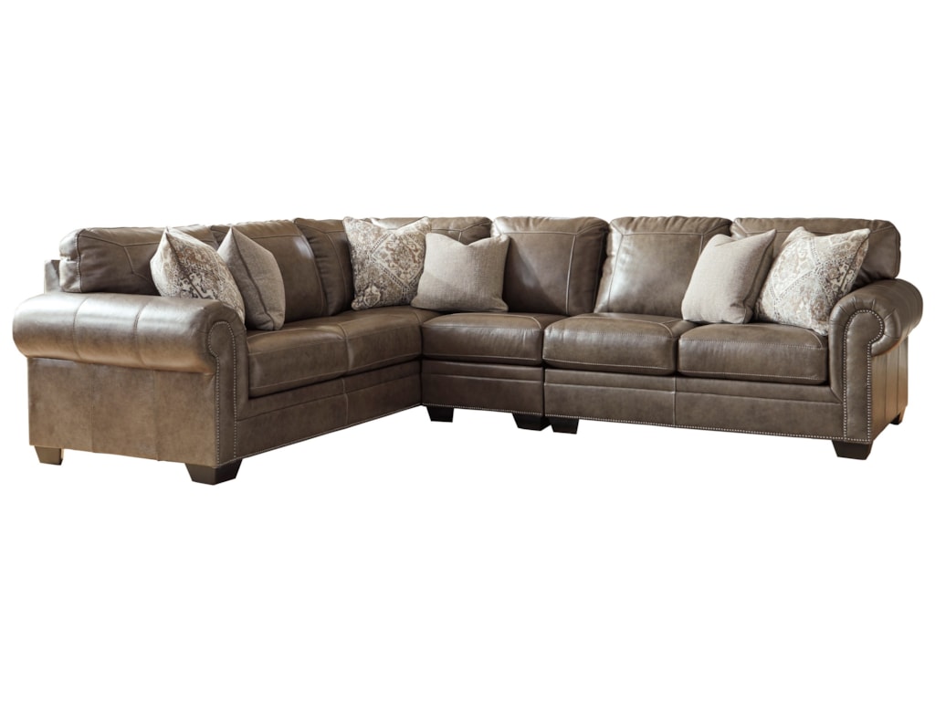 Signature Design By Ashley Roleson Transitional 3 Piece Sectional 3 Piece Sectional