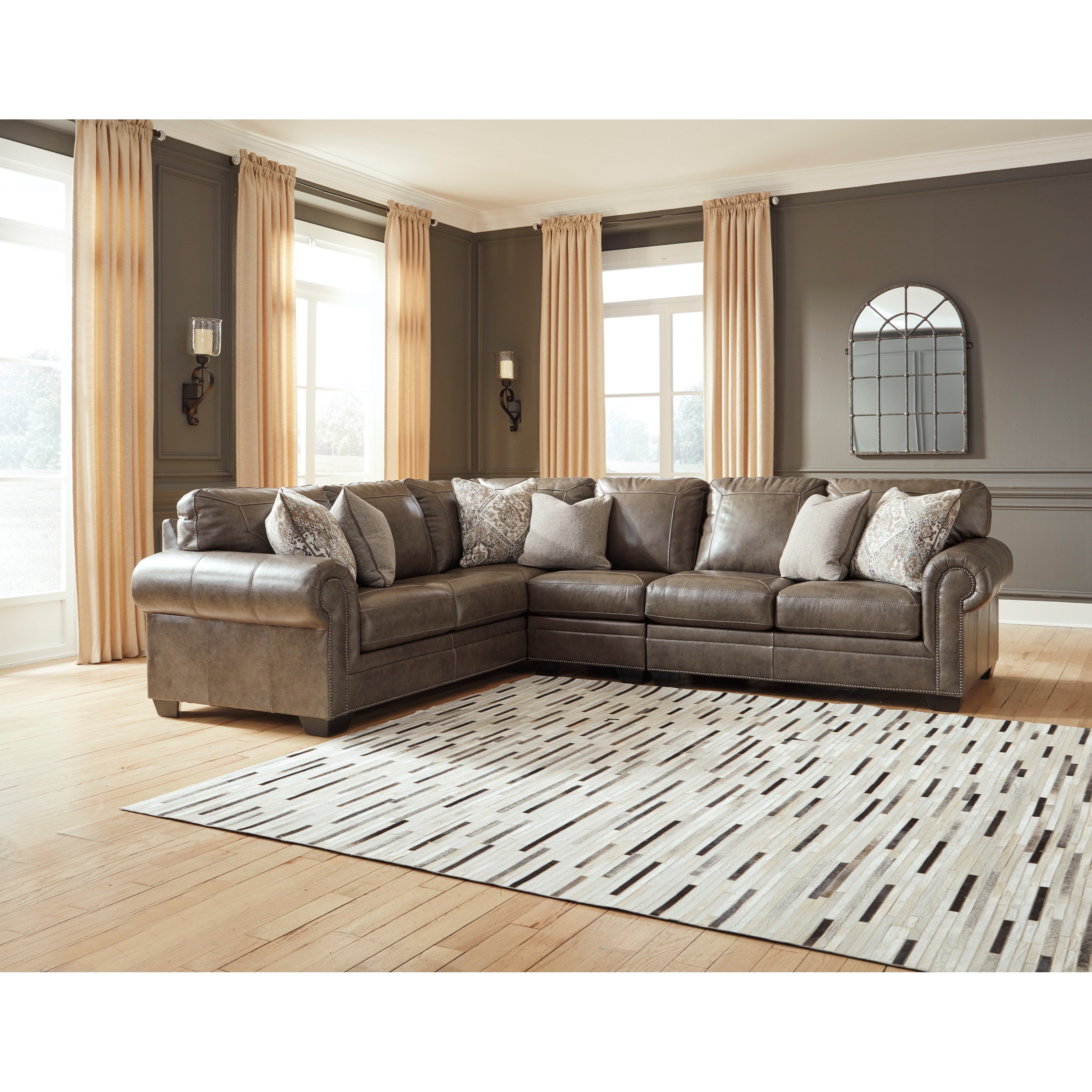 Signature Design By Ashley Roleson Transitional 3 Piece Sectional