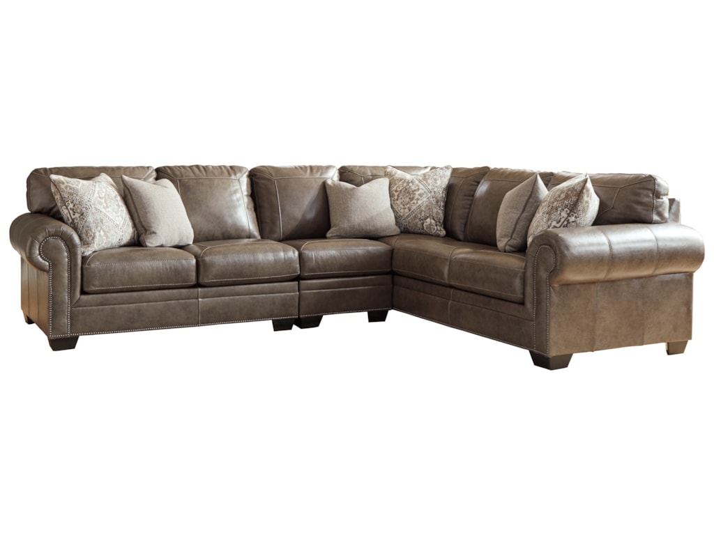 Signature Design By Ashley Roleson Transitional 3 Piece Sectional Ashley Roleson Transitional