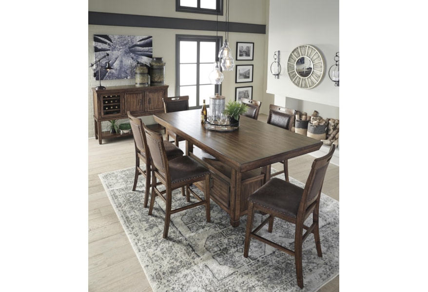 Signature Design By Ashley Royard D765 32 Rustic Rectangular
