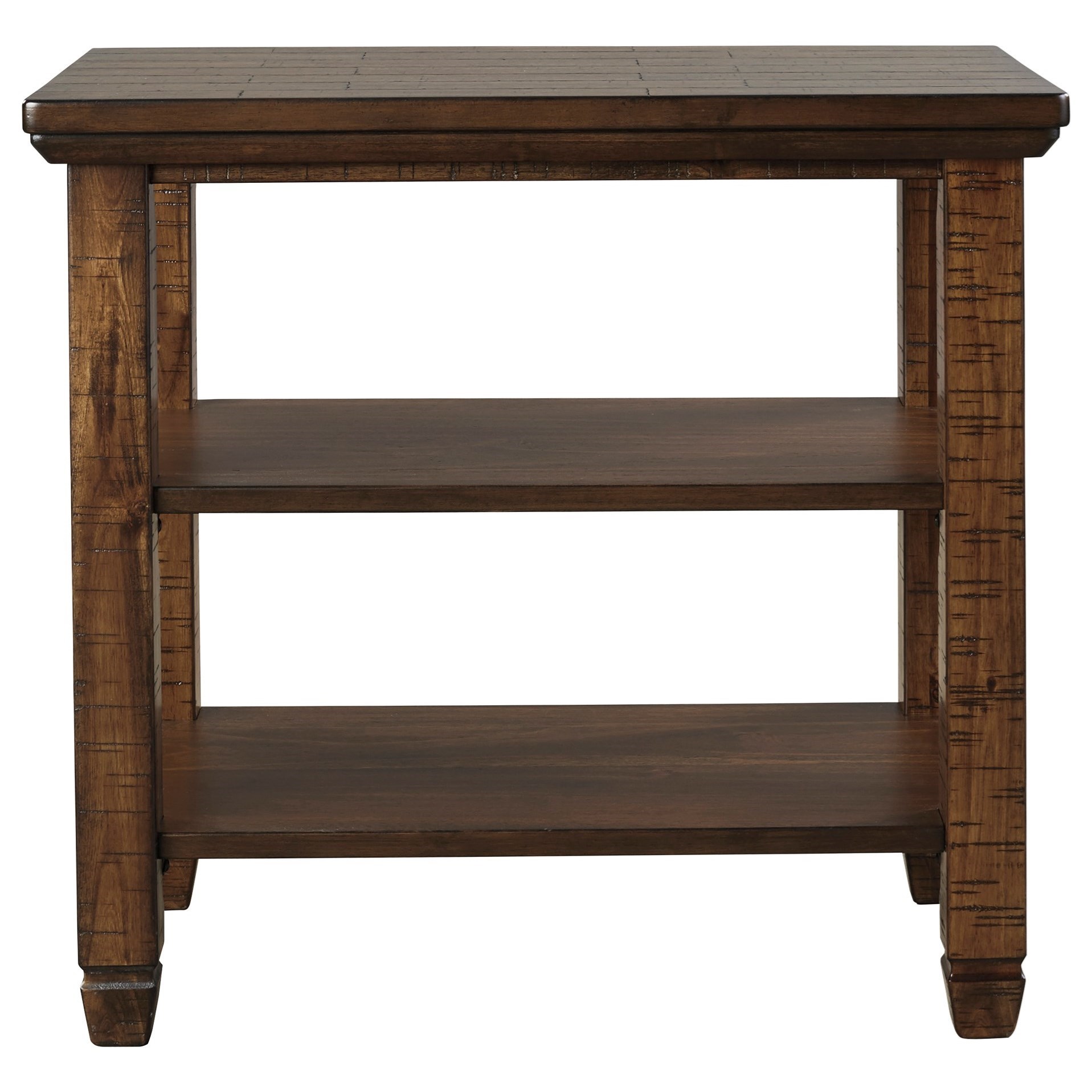 Signature Design By Ashley Royard Rustic Chairside End Table