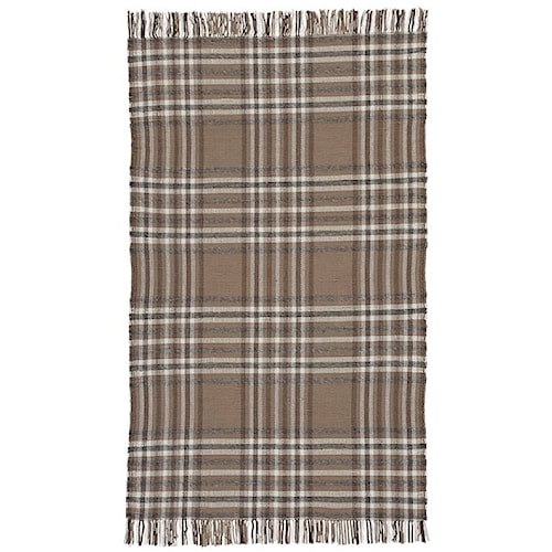 Signature Design By Ashley Contemporary Area Rugs R400981 Hardy Signature Design By Ashley Contemporary Area Rugs Hardy Beige Brown Large Rug