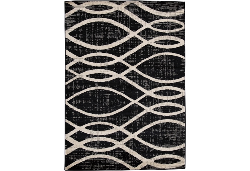 Signature Design By Ashley Contemporary Area Rugs Avi Gray White Contemporary Area Rugs Avi Gray White