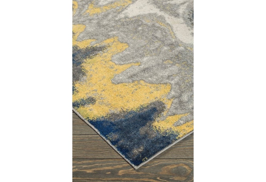 Signature Design Contemporary Area Rugs Alanson Blue Gray Yellow Area Rugs Alanson Blue Gray Yellow
