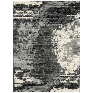 Signature Design By Ashley Contemporary Area Rugs R402702 Roskos Black Gray Medium Rug Furniture And Appliancemart Rugs