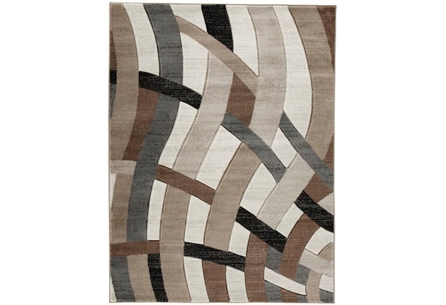 Ashley Signature Design Contemporary Area Rugs R402921 Jacinth Contemporary Area Rugs R402921 Jacinth