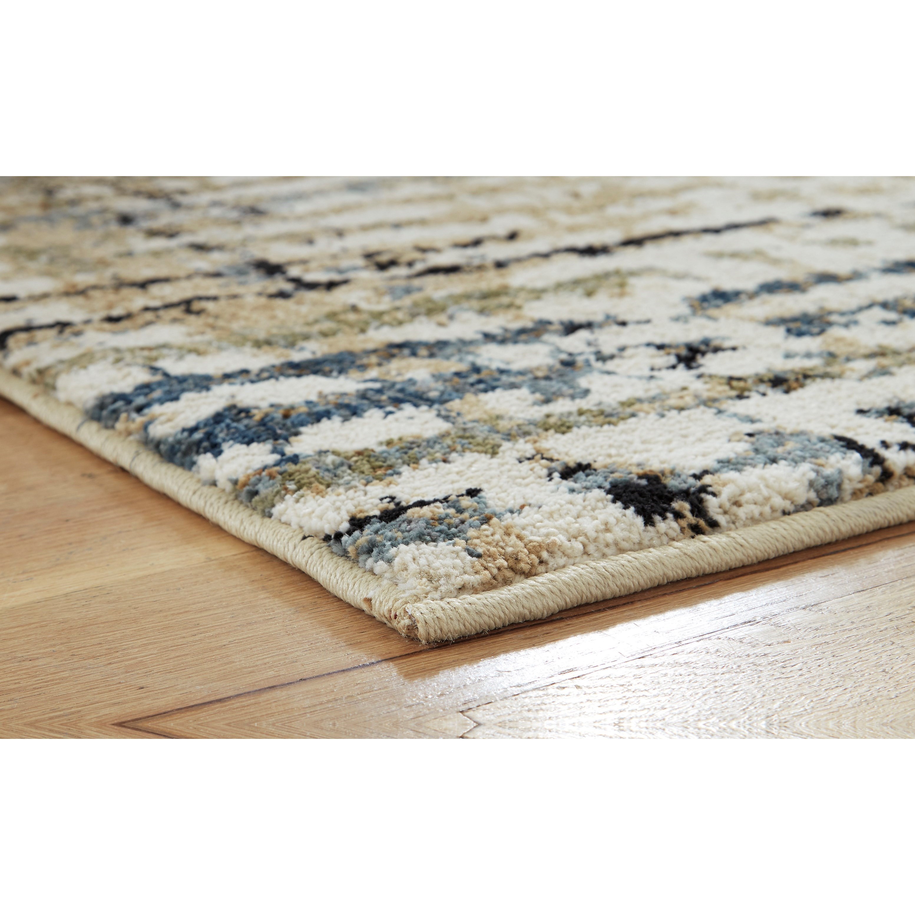 Ashley Signature Design Contemporary Area Rugs R404152 Mahina Tan