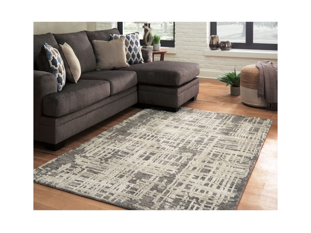 Signature Design By Ashley Contemporary Area Rugs R404331 Makalo