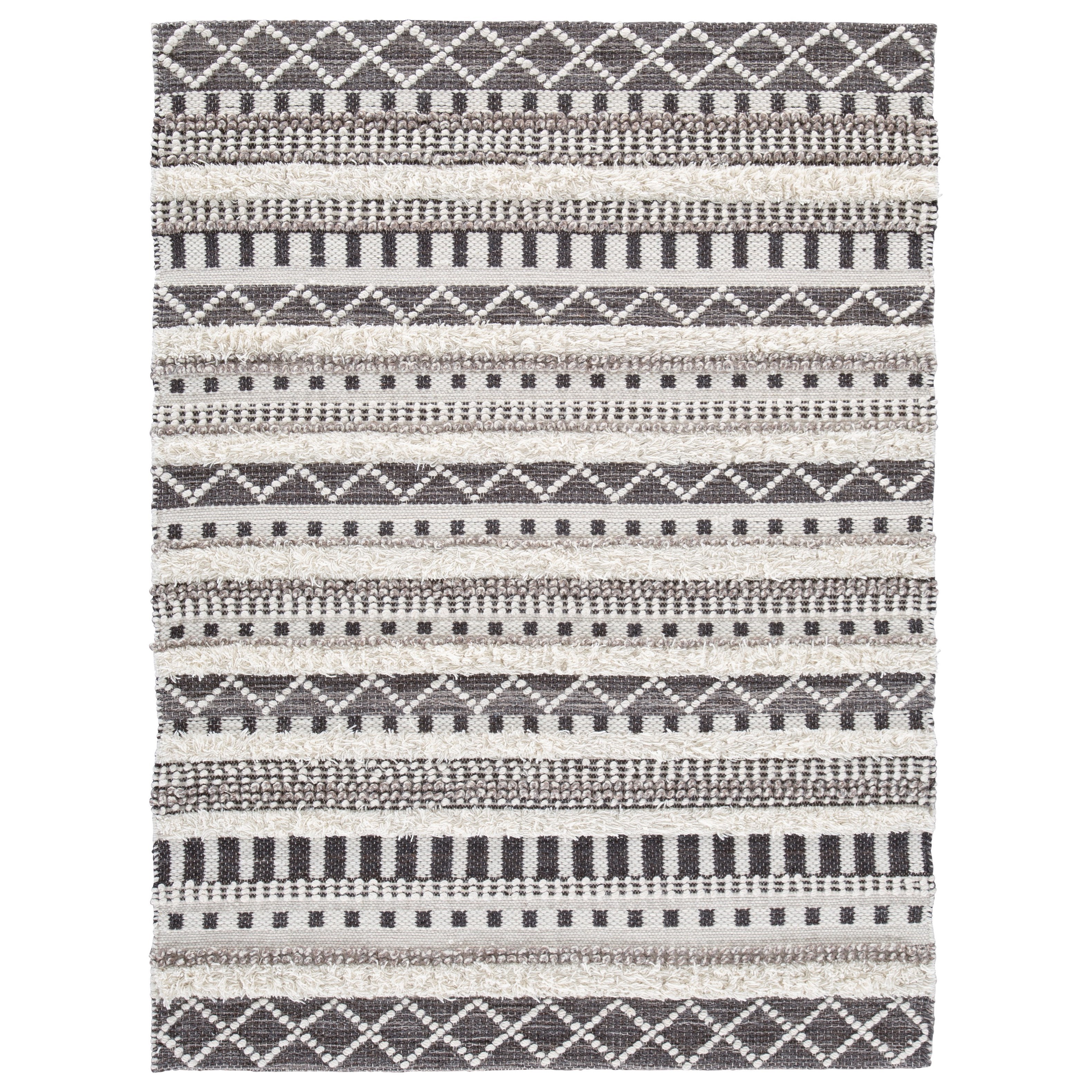 Signature Design By Ashley Contemporary Area Rugs Karalee Ivory Brown Large Rug Conlin S Furniture Rugs