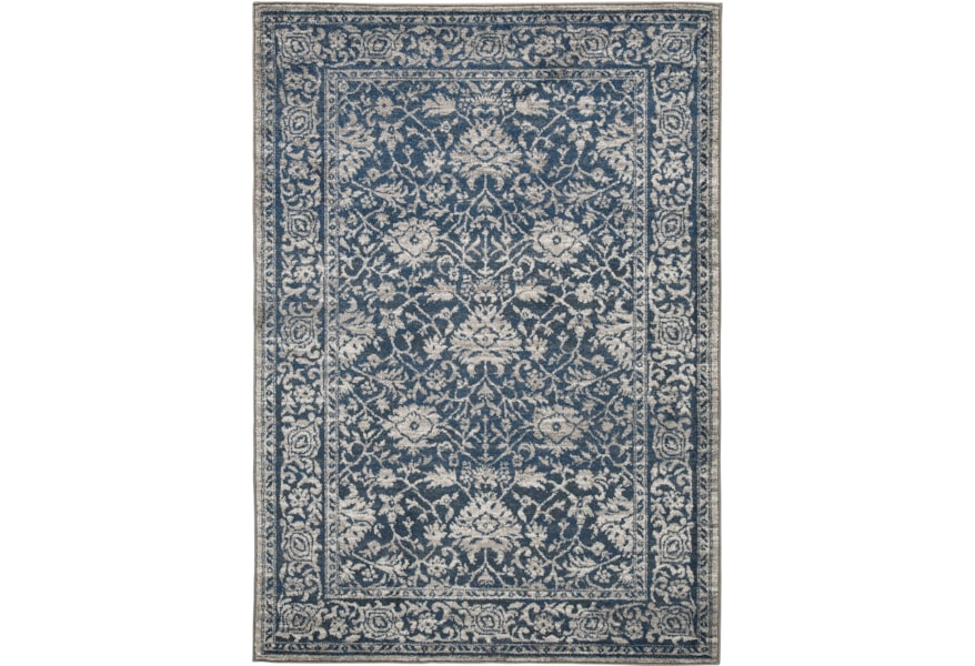 Signature Design By Ashley Traditional Classics Area Rugs 10327874 Maxton Blue Medium Rug Pilgrim Furniture City Rugs