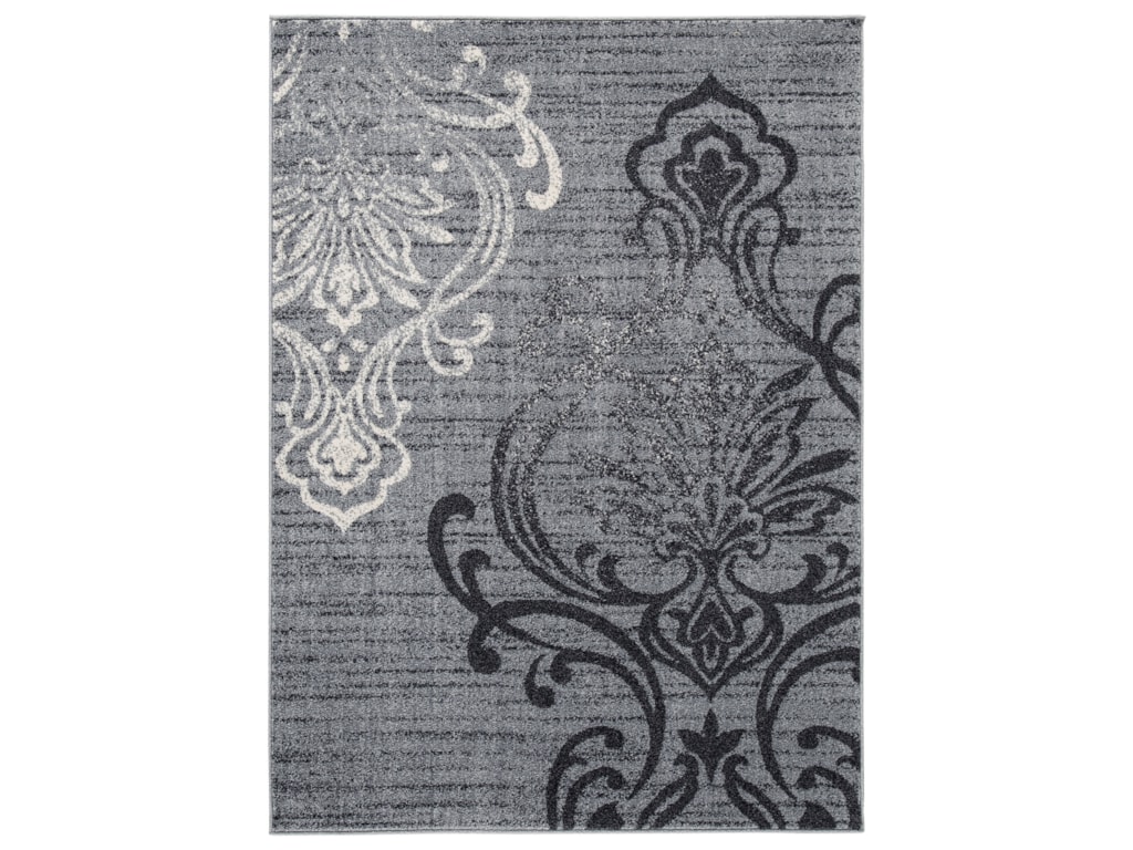 Signature Design By Ashley Transitional Area Rugs Verrill Gray Transitional Area Rugs Verrill Gray