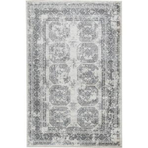 Vendor 3 Transitional Area Rugs R402632 Jirou Gray Taupe Medium Rug Becker Furniture Rugs