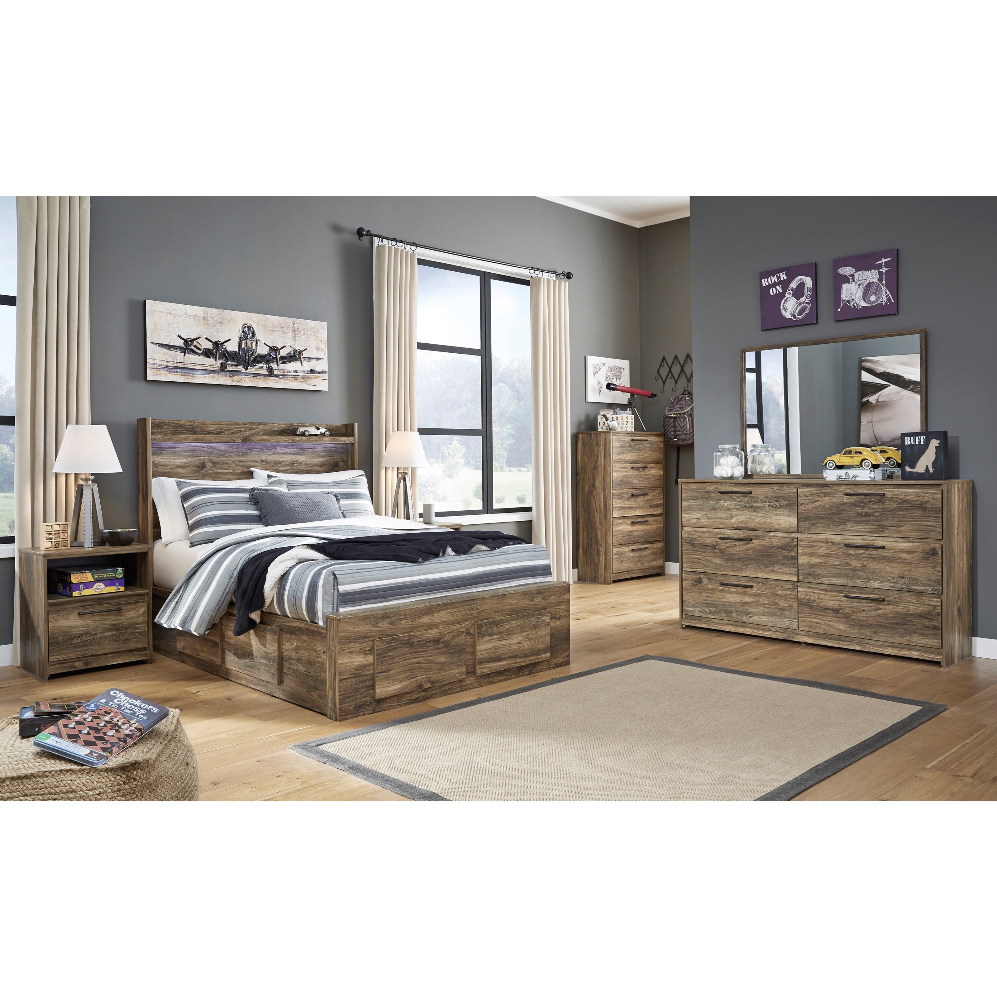 signature design by ashley rusthaven full bedroom group royal furniture bedroom groups royal furniture
