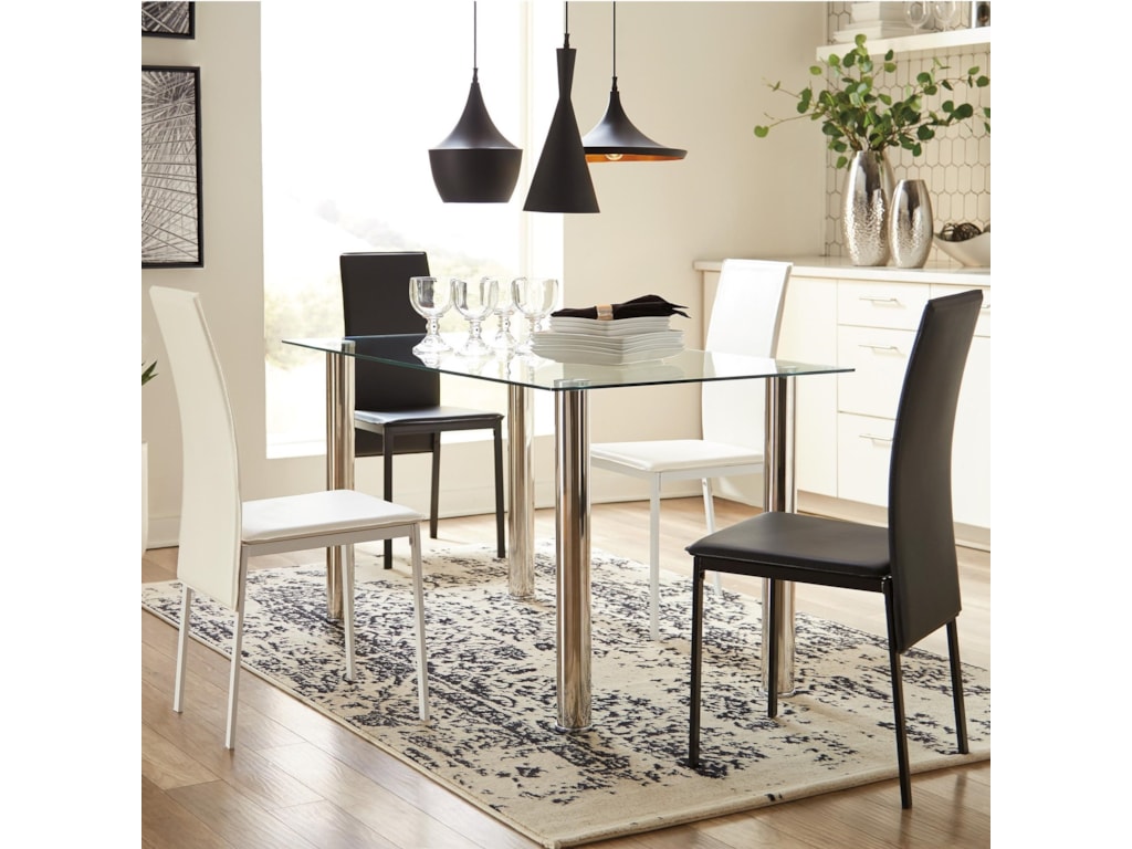 Signature Design by Ashley Sariden Contemporary Five Piece Chair and ... Signature Design by Ashley Sariden Contemporary Five Piece Chair and ...