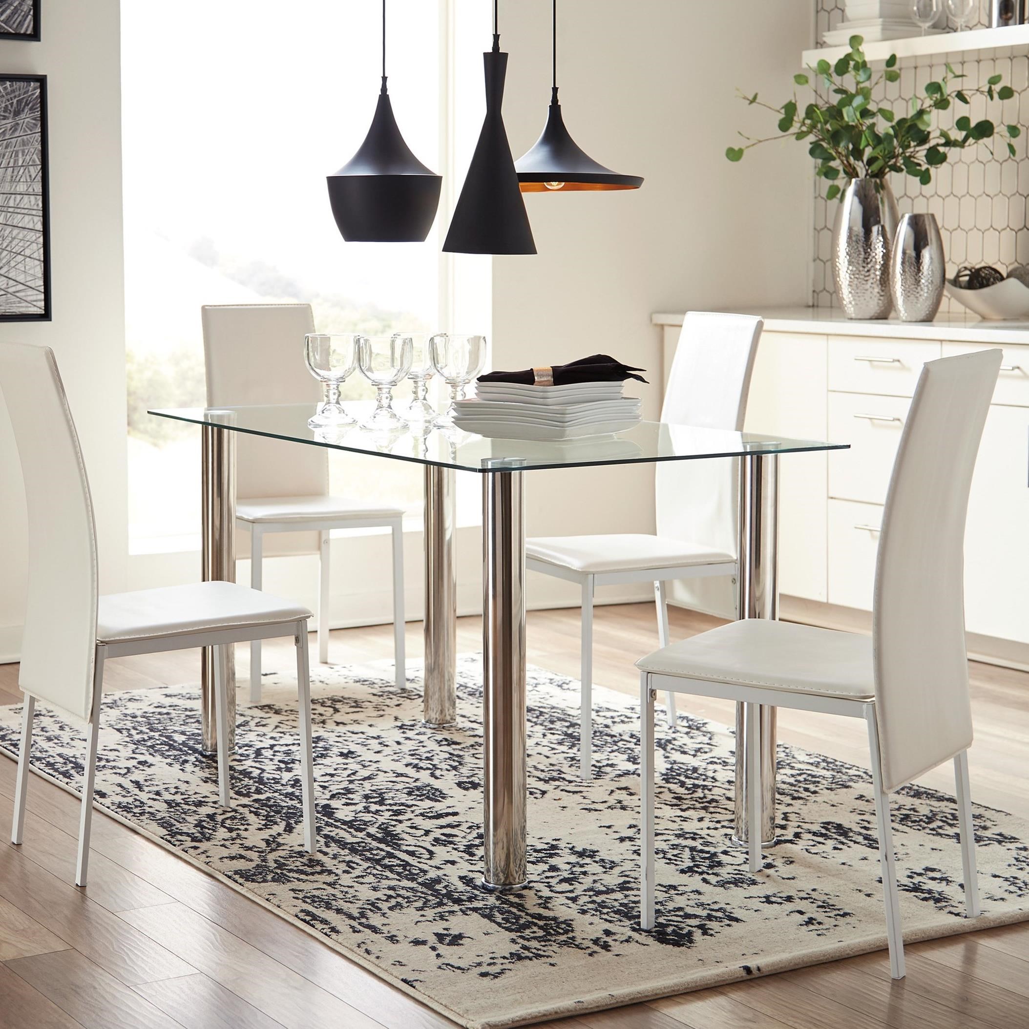 Signature Design By Ashley Sariden Contemporary Five Piece Chair