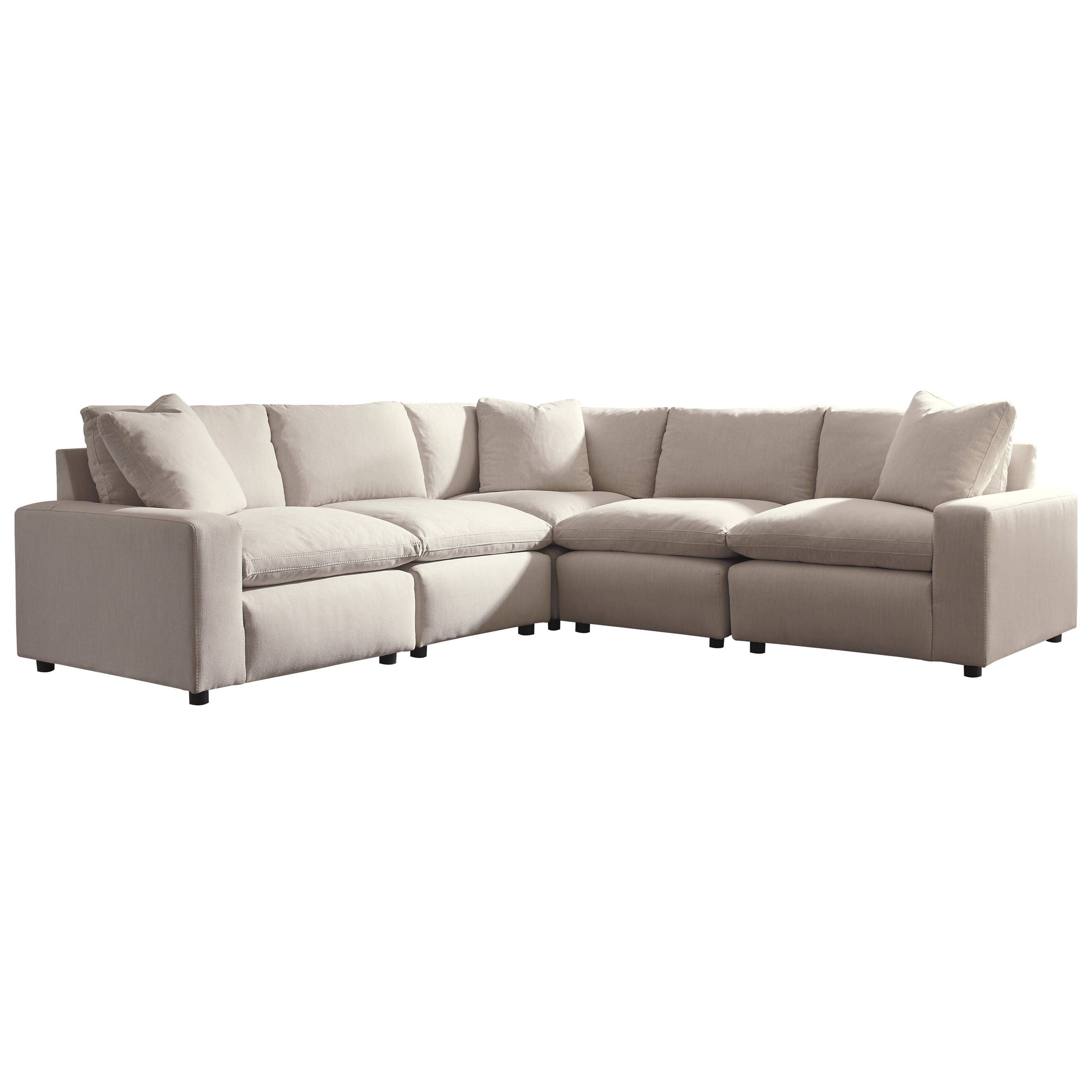 Signature Design By Ashley Savesto Casual Contemporary 5 Piece Sectional Homeworld Furniture Sectional Sofas
