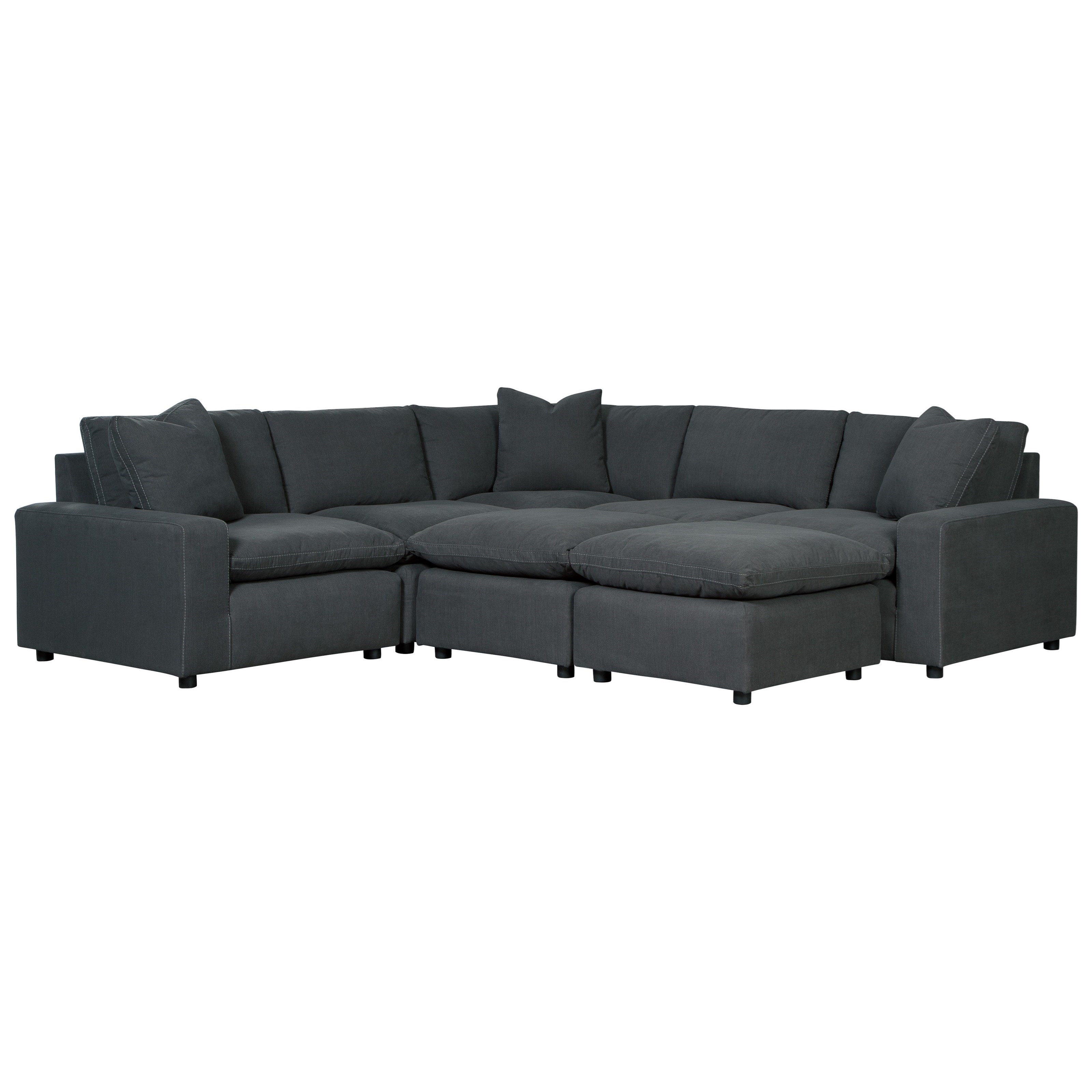 Shay Casual Contemporary 7 Piece Sectional Set Ruby Gordon Home