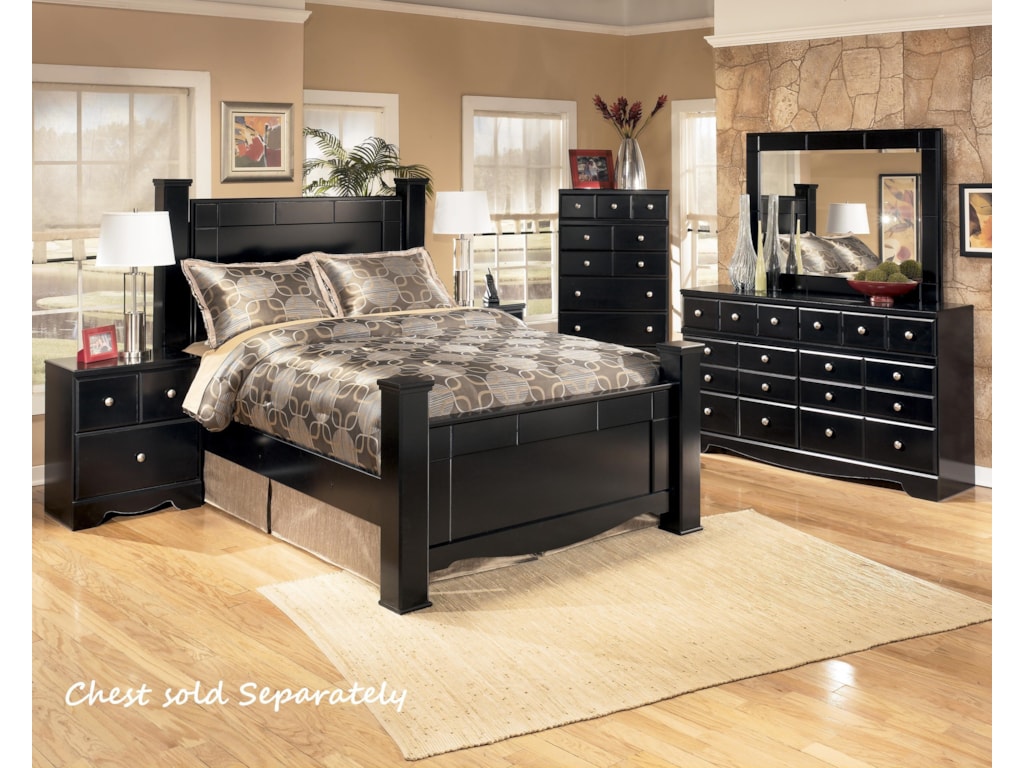 Signature Design By Ashley Shay Queen 6 Piece Bedroom Group