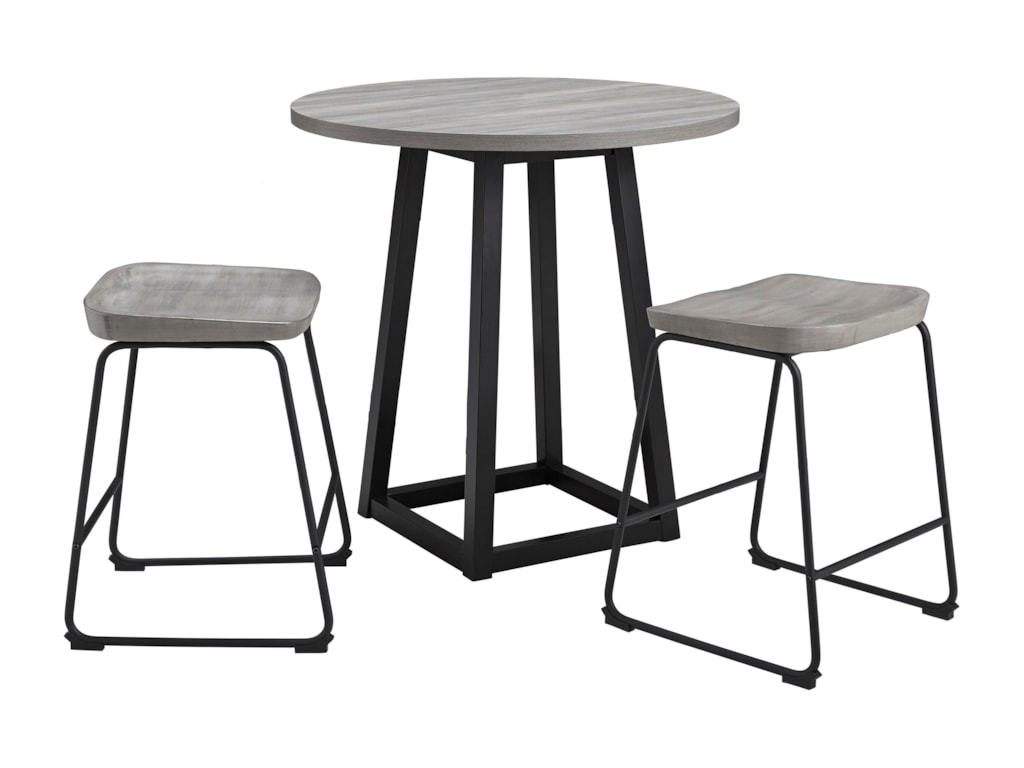 Signature Design By Ashley Showdell 3 Piece Counter Height Dining