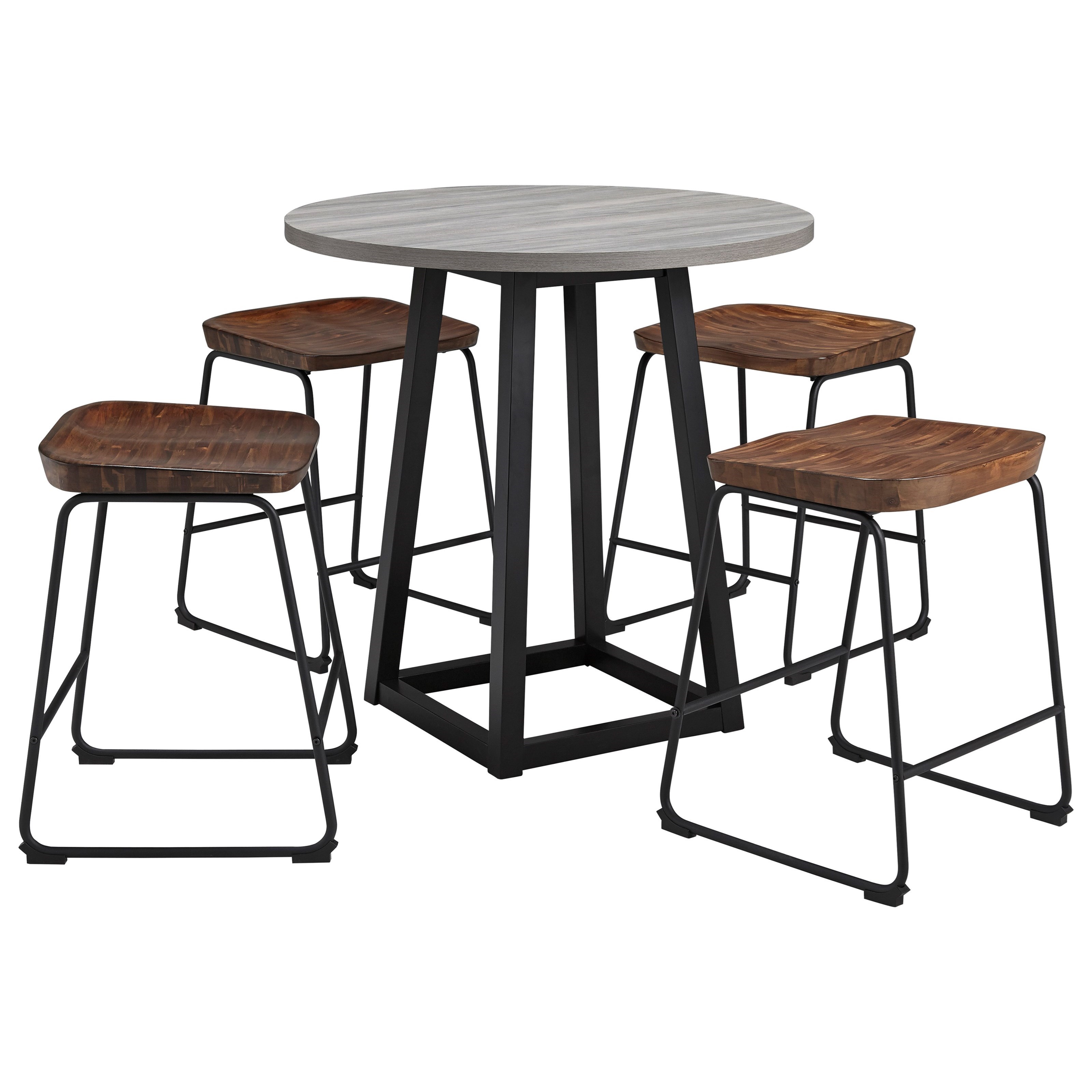 Signature Design By Ashley Showdell 5 Piece Counter Height Dining