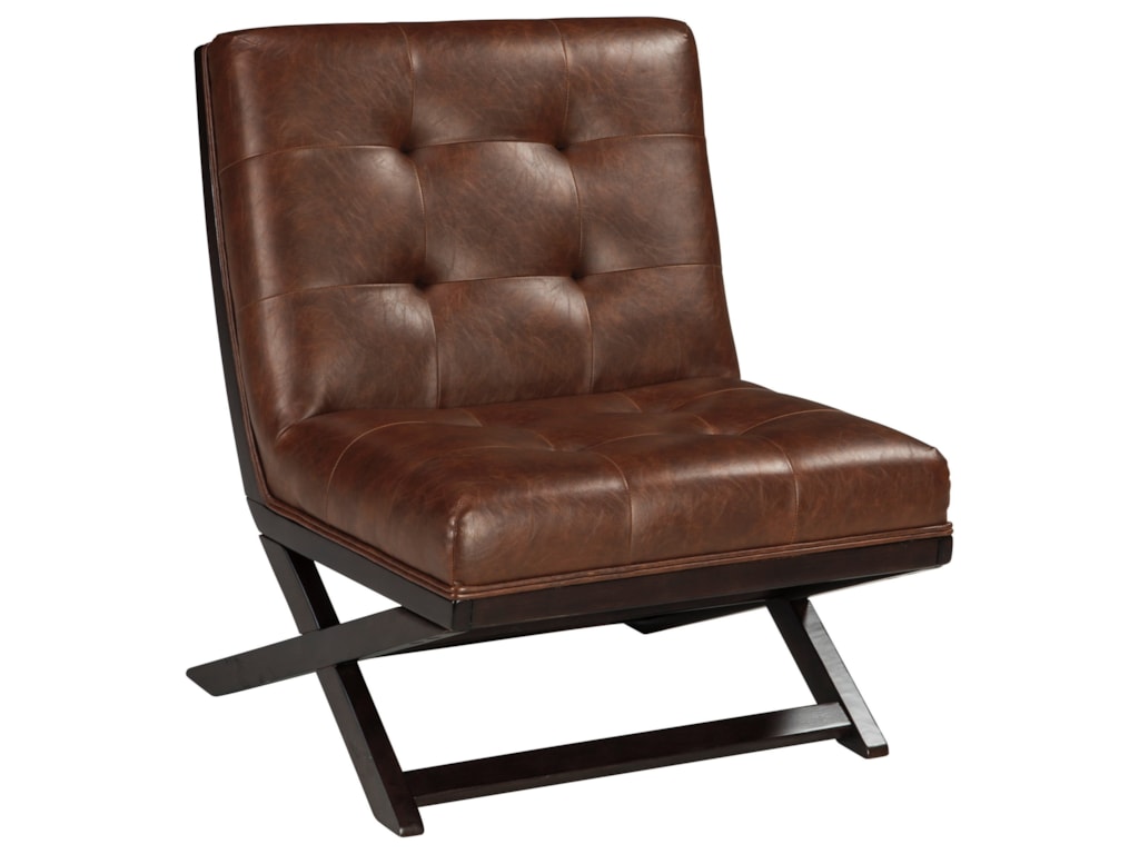 Signature Design By Ashley Sidewinder Wood X Base Armless Accent Chair With Brown Faux Leather Royal Furniture Upholstered Chairs Signature Design By Ashley Sidewinder Wood X Base Armless Accent Chair With Brown Faux Leather Royal Furniture Upholstered Chairs