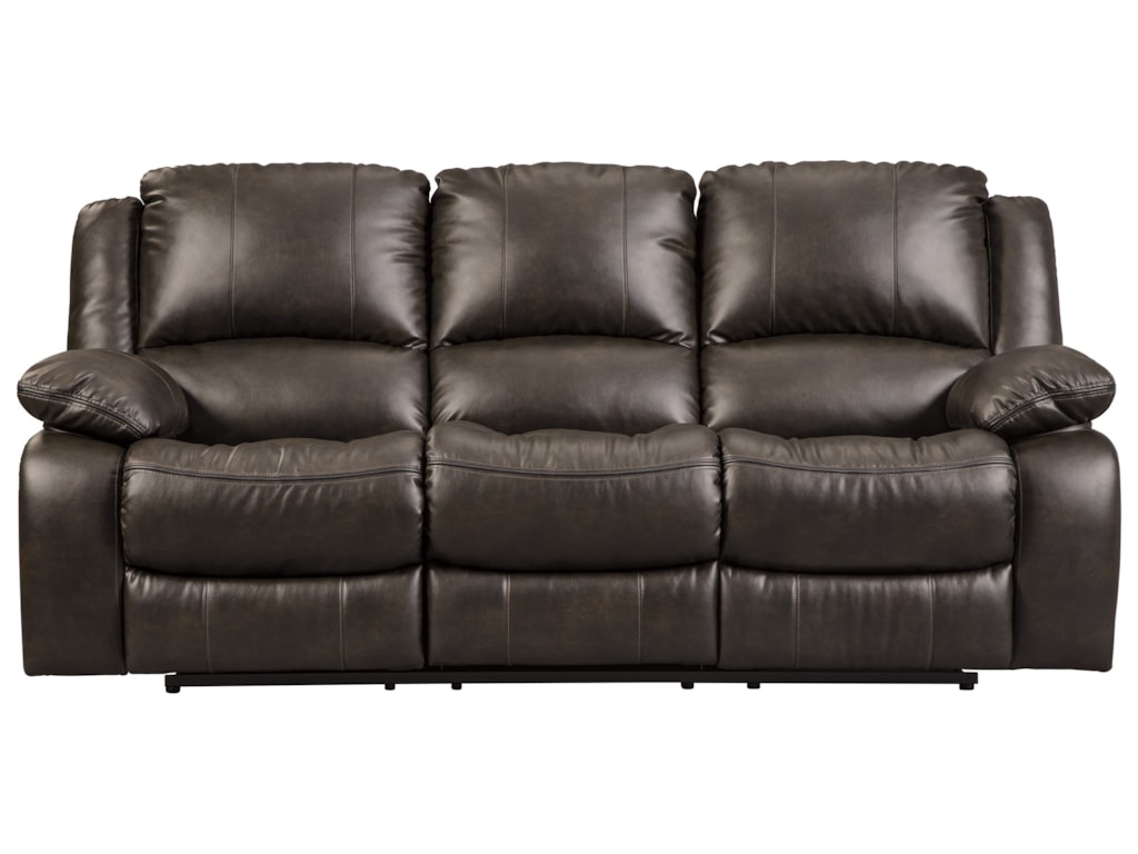 Signature Design By Ashley Slayton Faux Leather Reclining Sofa Signature Design By Ashley Slaytonreclining Sofa