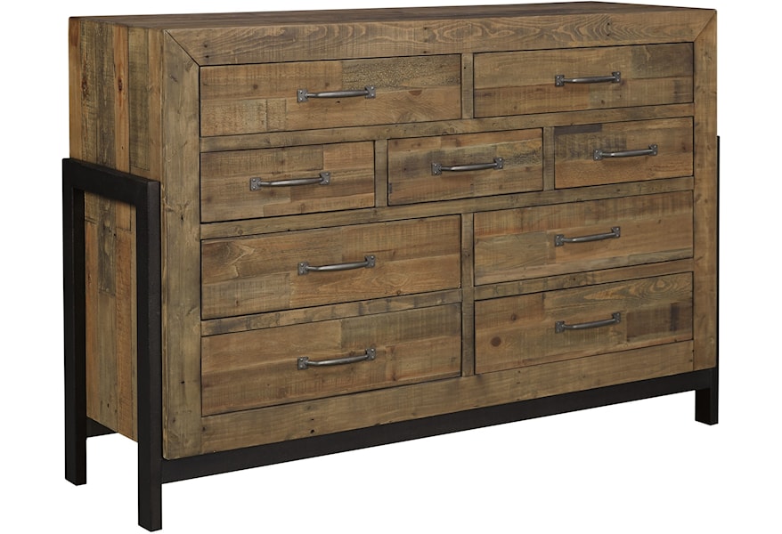 Styleline Sommerford B775 31 Reclaimed Pine Solid Wood Dresser