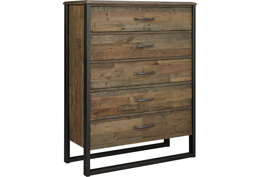 Ashley Signature Design Sommerford B775 46 Reclaimed Pine Solid