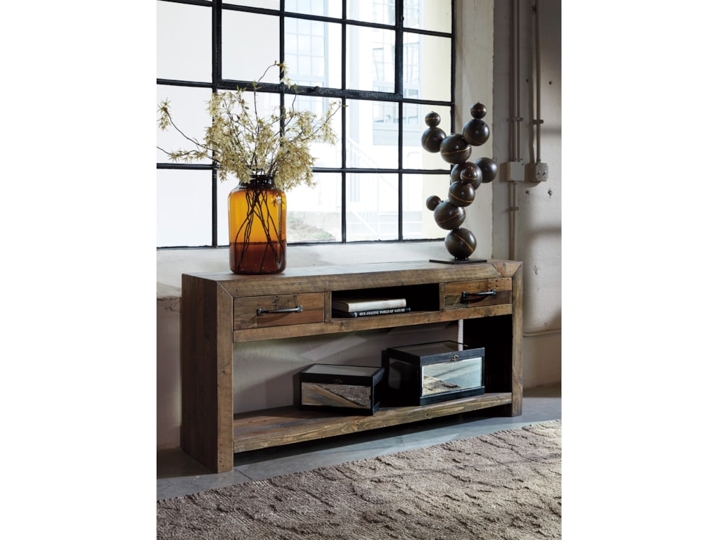 Sommerford T975-4 Reclaimed Pine Sofa Table By Signature Design By Ashley Sommerford T975-4 Reclaimed Pine Sofa Table By Signature Design By Ashley
