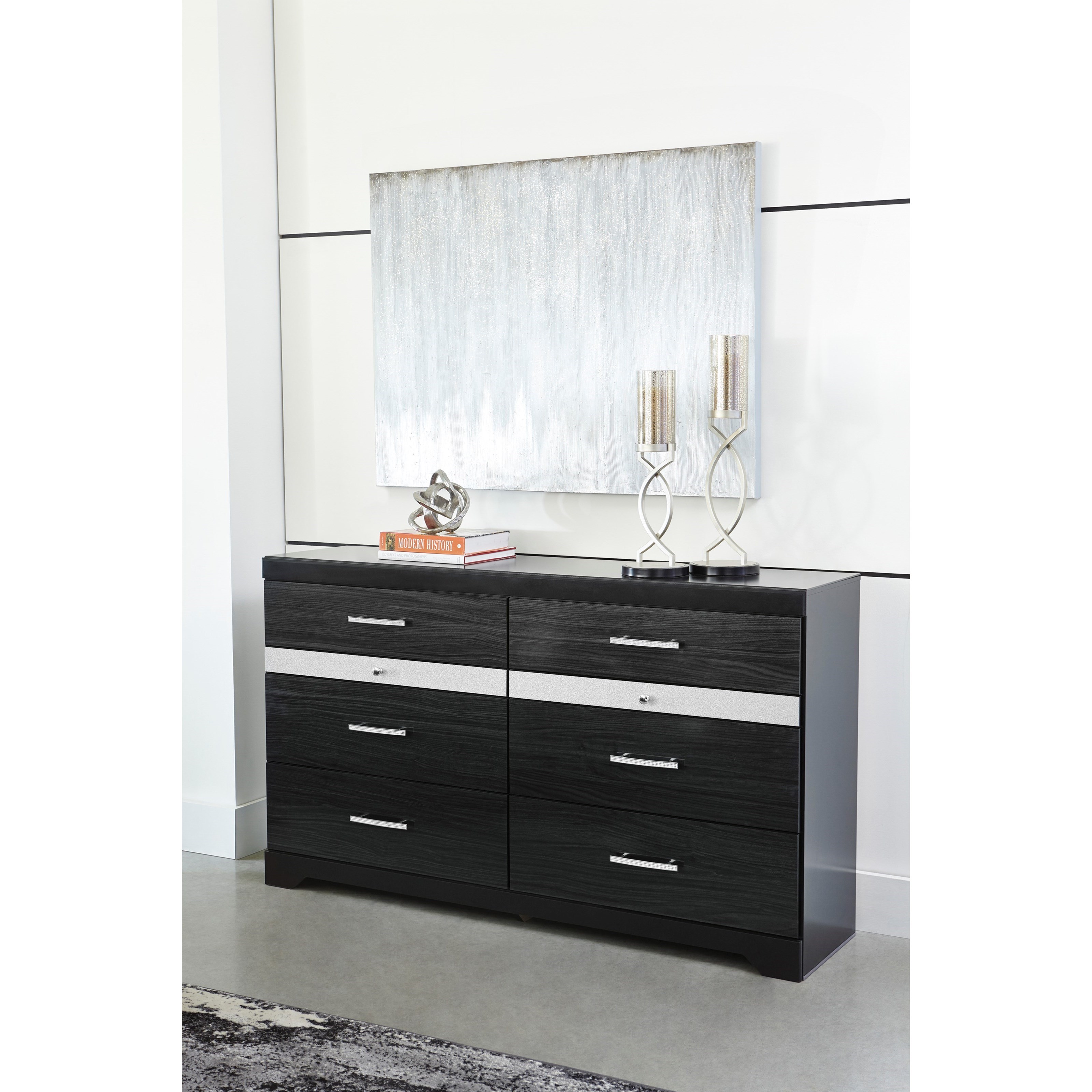 Signature Design By Ashley Starberry B304 31 Glam Black Finish
