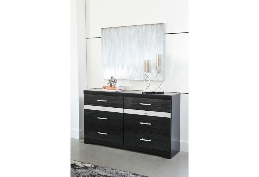 Signature Design By Ashley Starberry B304 31 Glam Black Finish