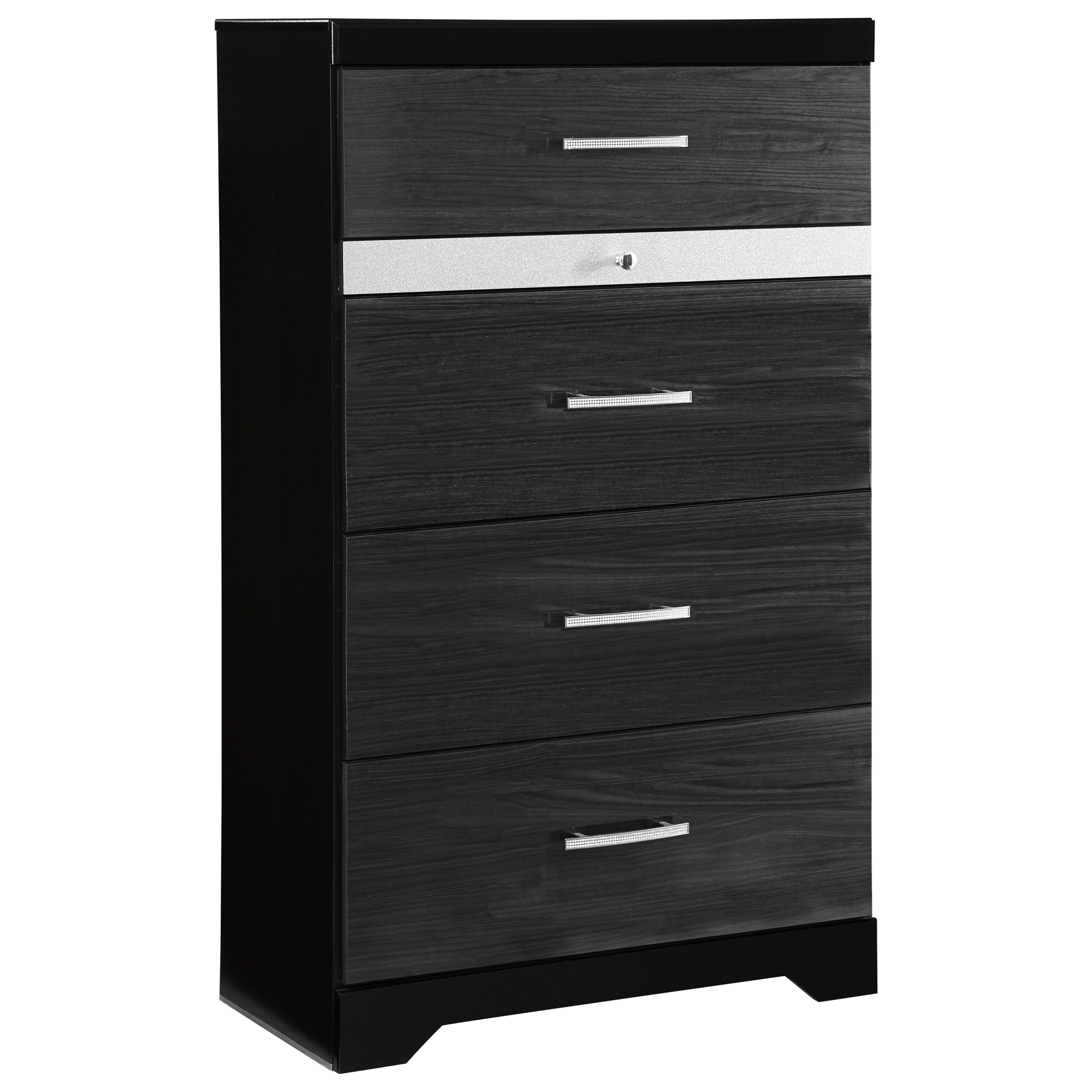 Signature Design By Ashley Starberry B304 46 Glam Black Finish