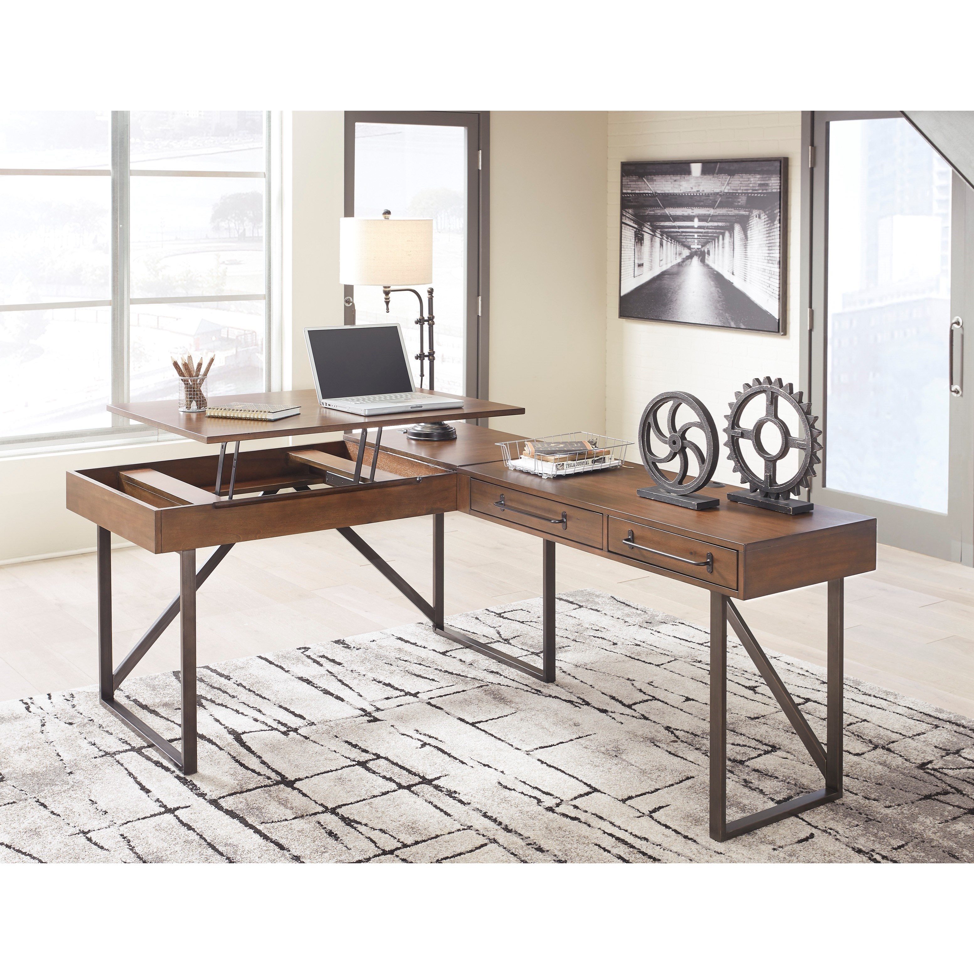 Ashley Signature Design Starmore H633 134 Home Office Lift Top