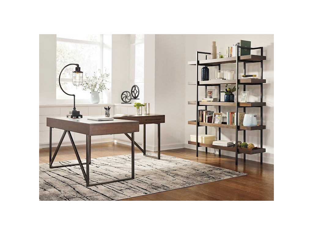 Signature Design By Ashley Starmore L Shaped Home Office Desk With