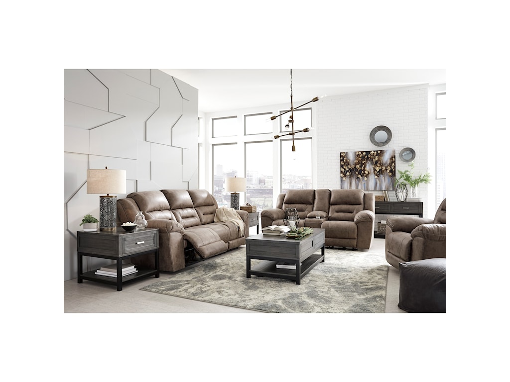 Signature Design By Ashley Stoneland Reclining Living Room Group