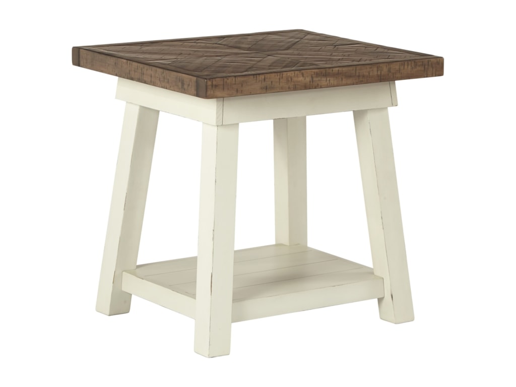 Signature Design By Ashley Stownbranner Two Tone Rectangular End Signature Design By Ashley Stownbrannerrectangular End Table