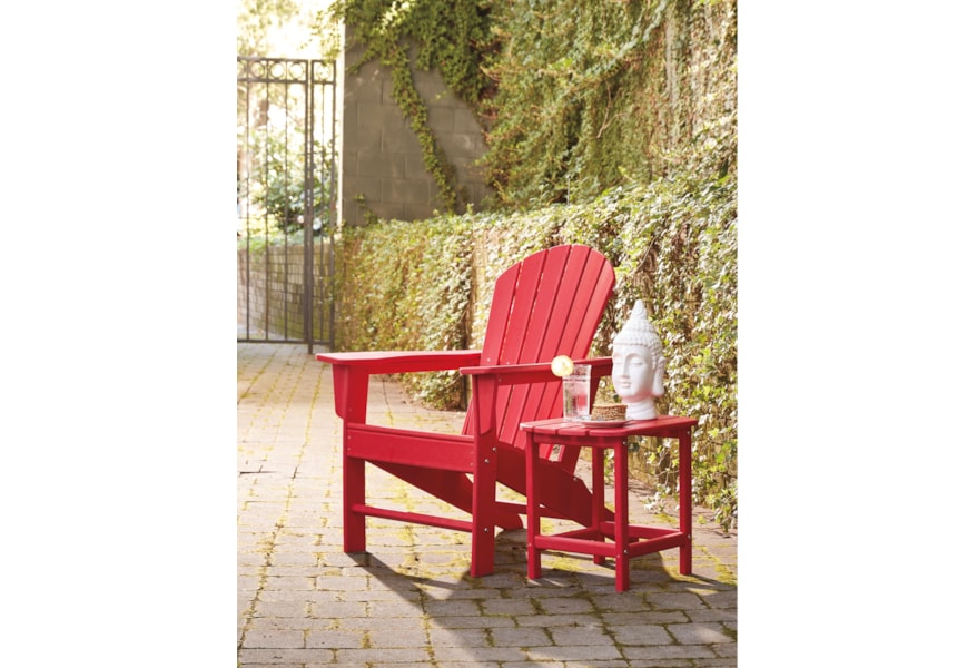 Signature Design By Ashley Adirondack Red Adirondack Chair
