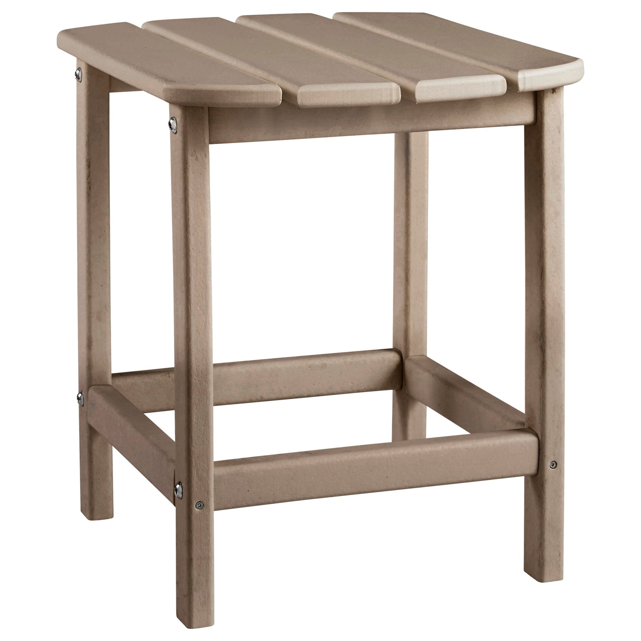 Adirondack Grey Brown Rectangular End Table Rotmans Outdoor End Tables Wesling light brown square end table. adirondack grey brown rectangular end table