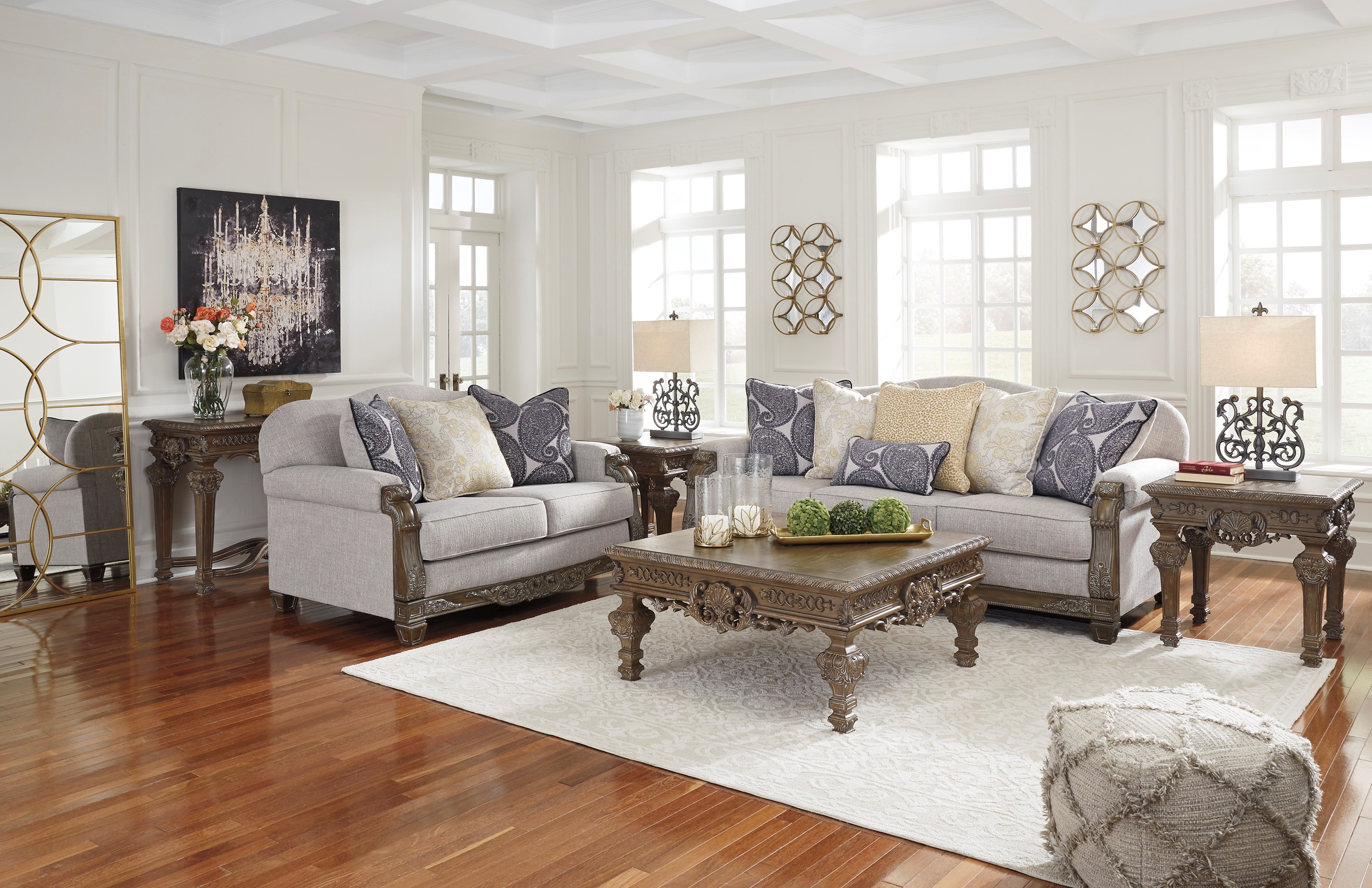 Signature Design By Ashley Sylewood Stationary Living Room Group